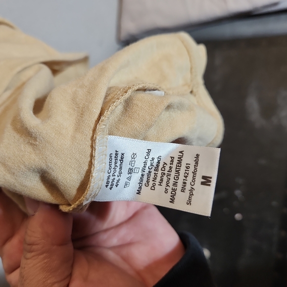 LULAROE Medium Julia Heathered Mustard Dress - Picture 6 of 6